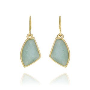 Chloe + Isabel Gilded Reeds Aventurine Earrings